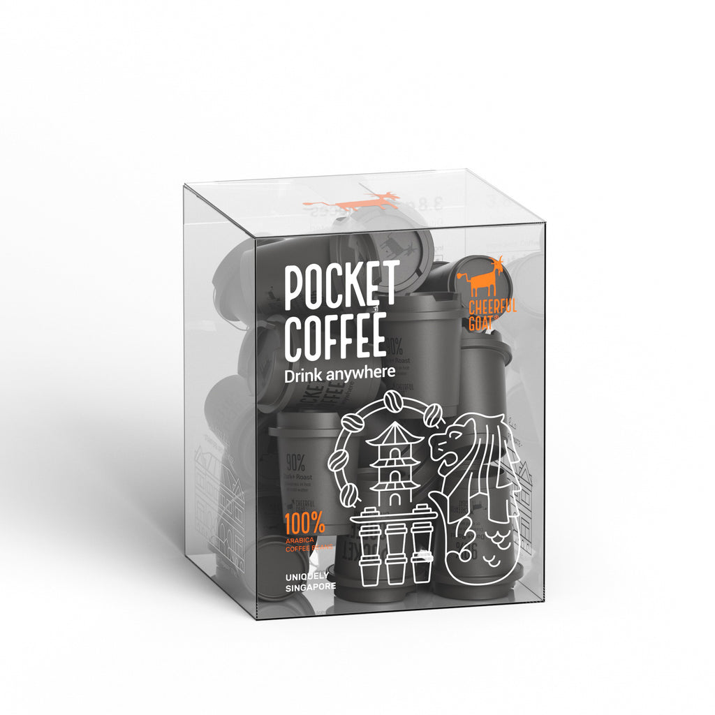 Cheerful Goat Pocket Coffee (90% Dark+ Roast)