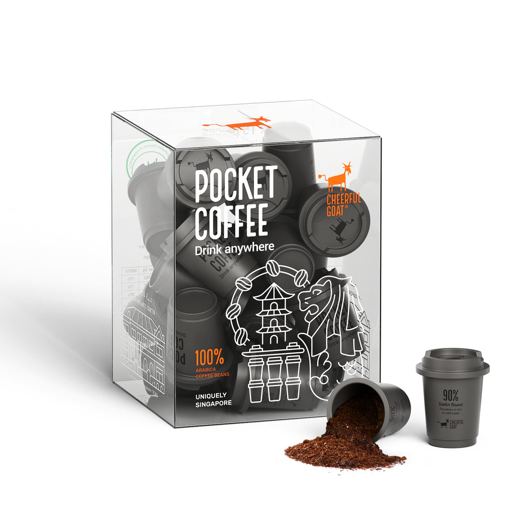 Cheerful Goat Pocket Coffee (90% Dark+ Roast)