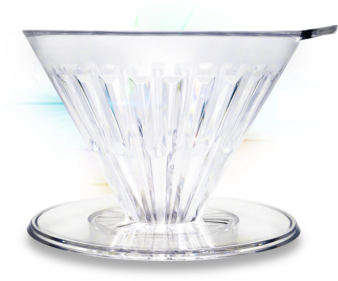 TIMEMORE Crystal Eye Dripper 01/02 PCTG | Transparent