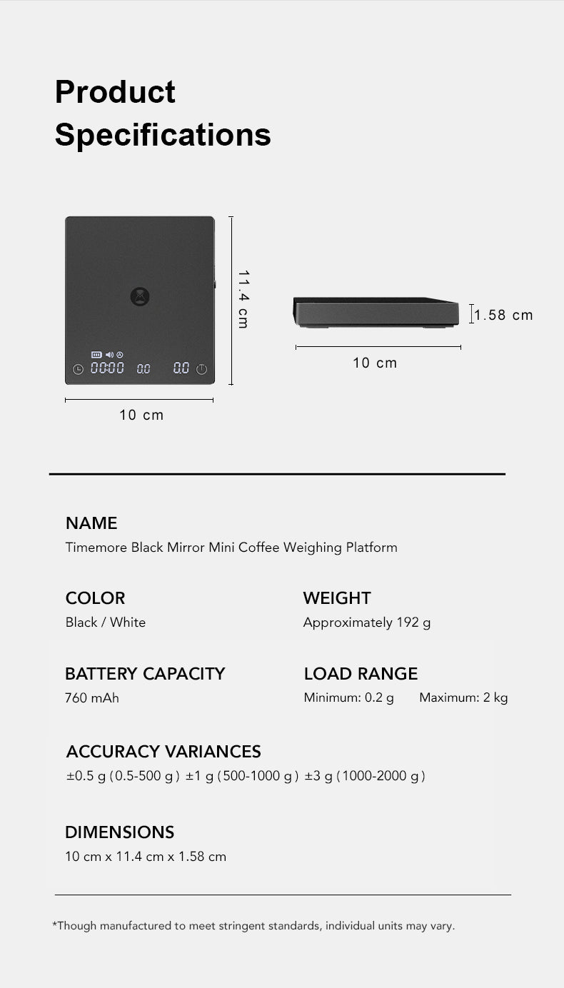 TIMEMORE - Black Mirror Basic Mini Scale