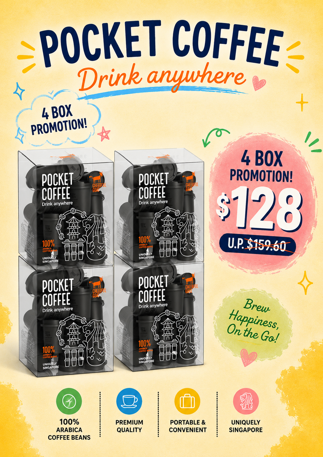 Pocket Coffee 4 Box Promotion