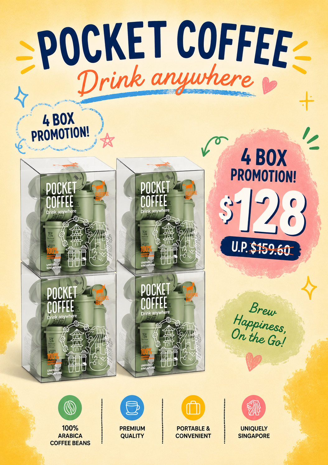 Pocket Coffee 4 Box Promotion