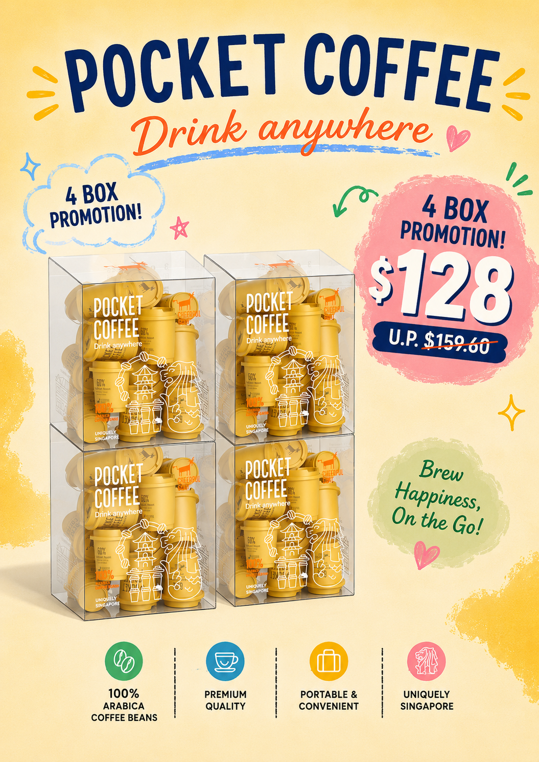 Pocket Coffee 4 Box Promotion
