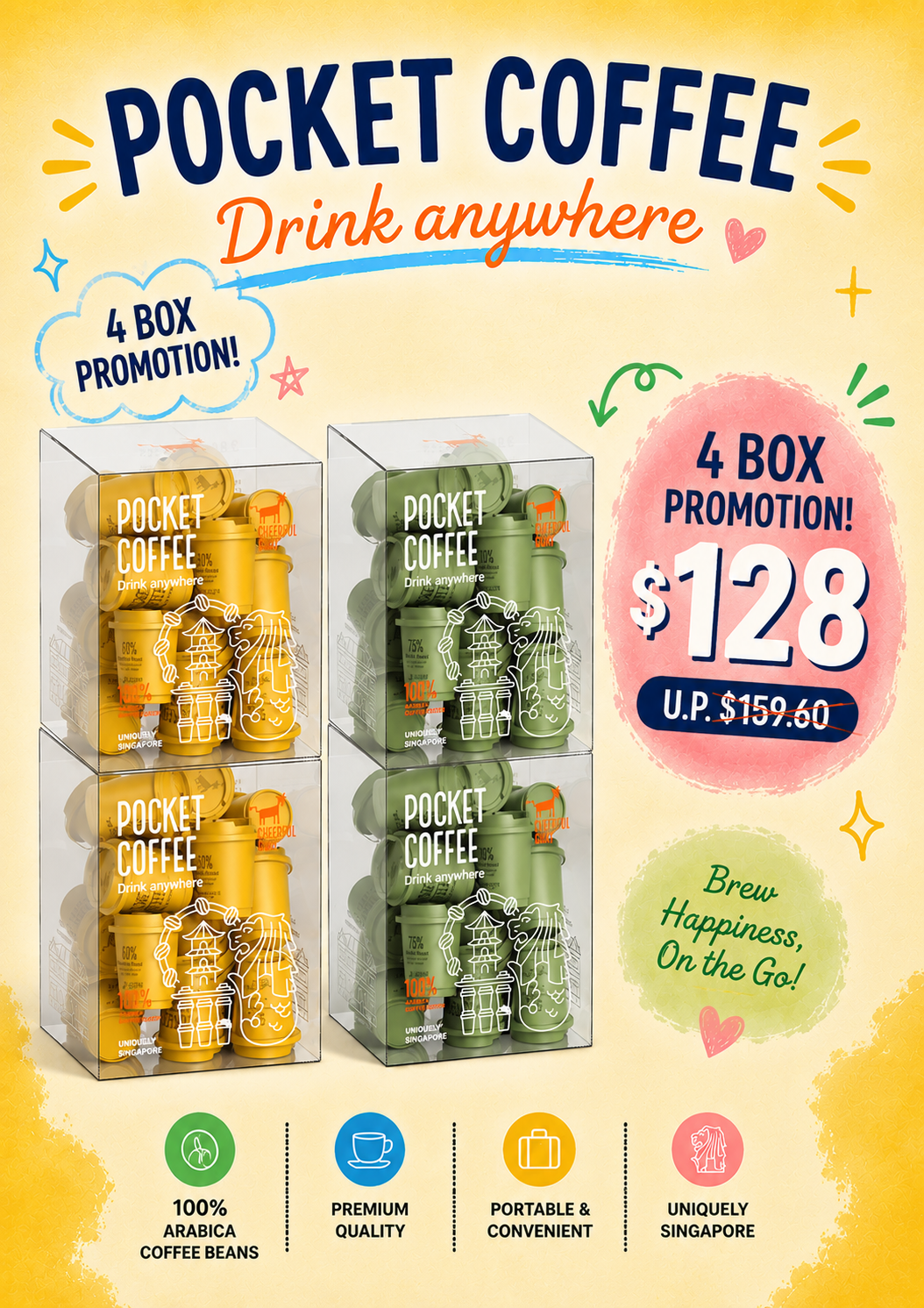 Pocket Coffee 4 Box Promotion