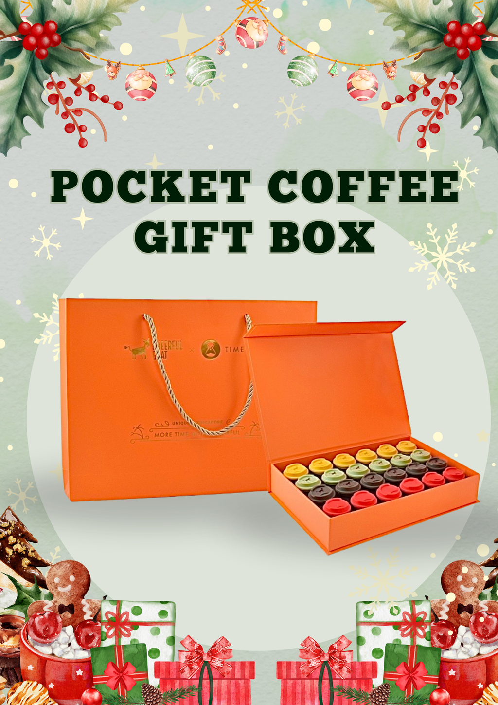 Cheerful Goat Pocket Coffee Gift Box