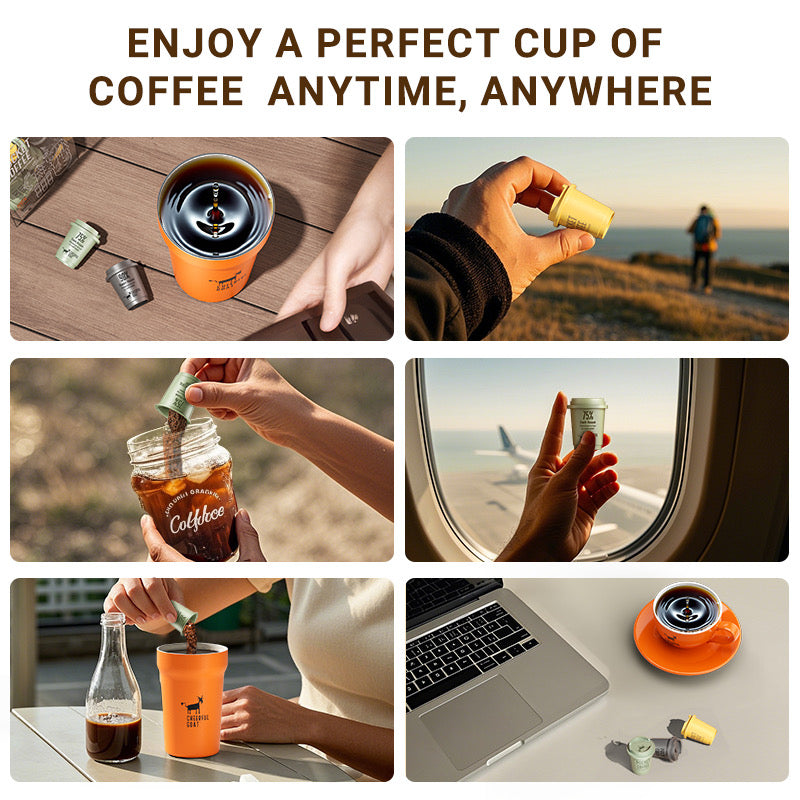 Cheerful Goat Pocket Coffee (90% Dark+ Roast)