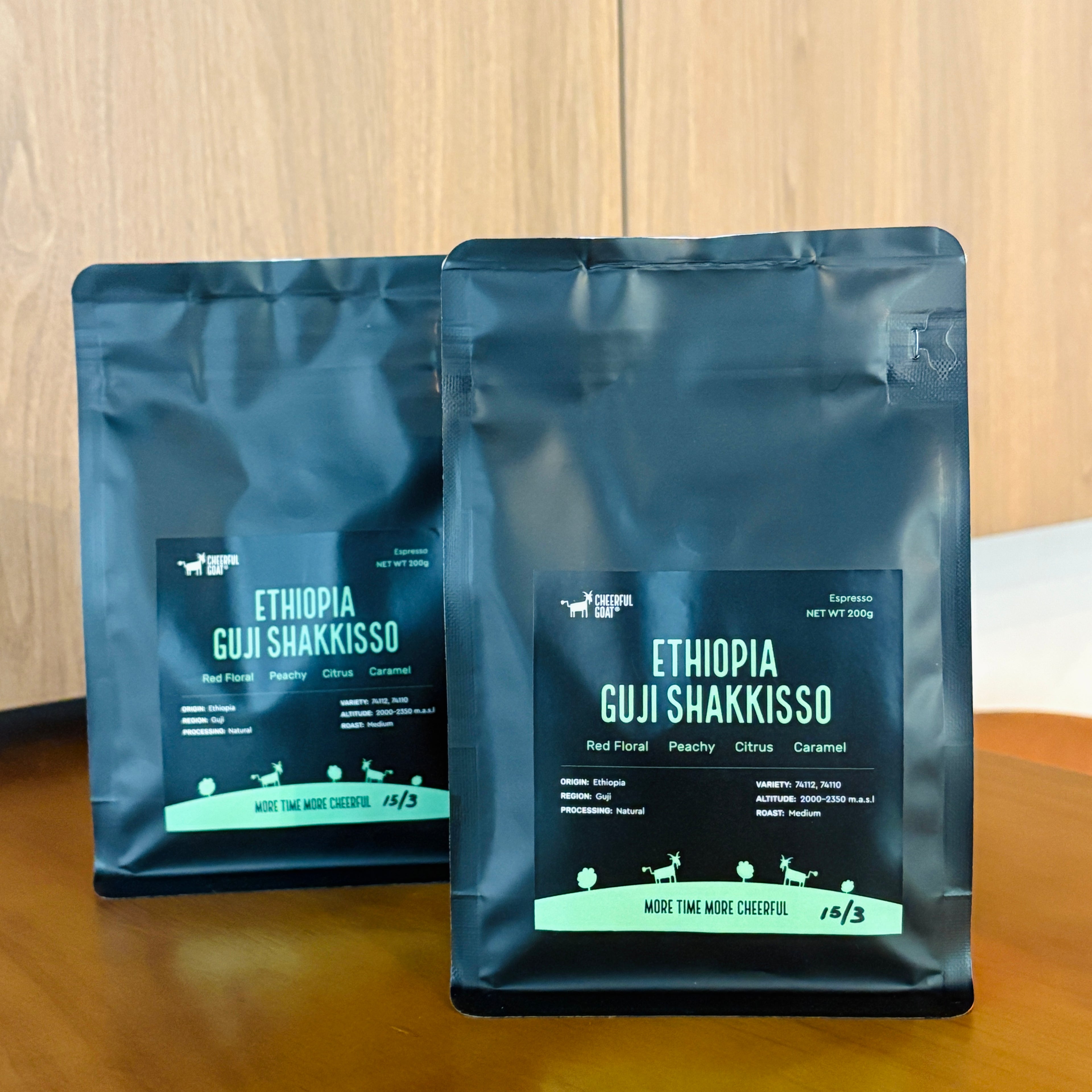Cheerful Goat Ethiopia Guji  Shaakisso SOE Coffee Bean