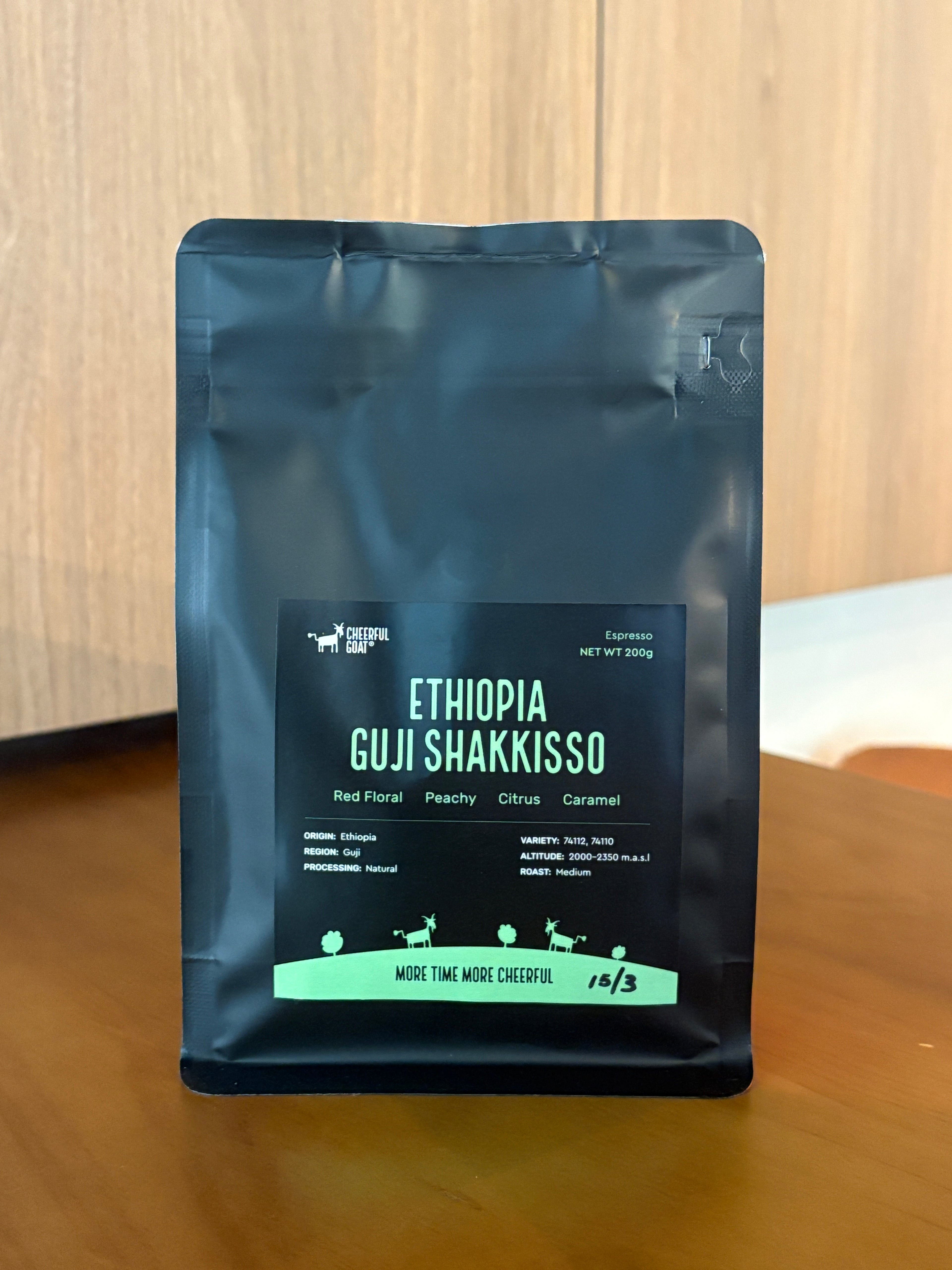 Cheerful Goat Ethiopia Guji  Shaakisso SOE Coffee Bean