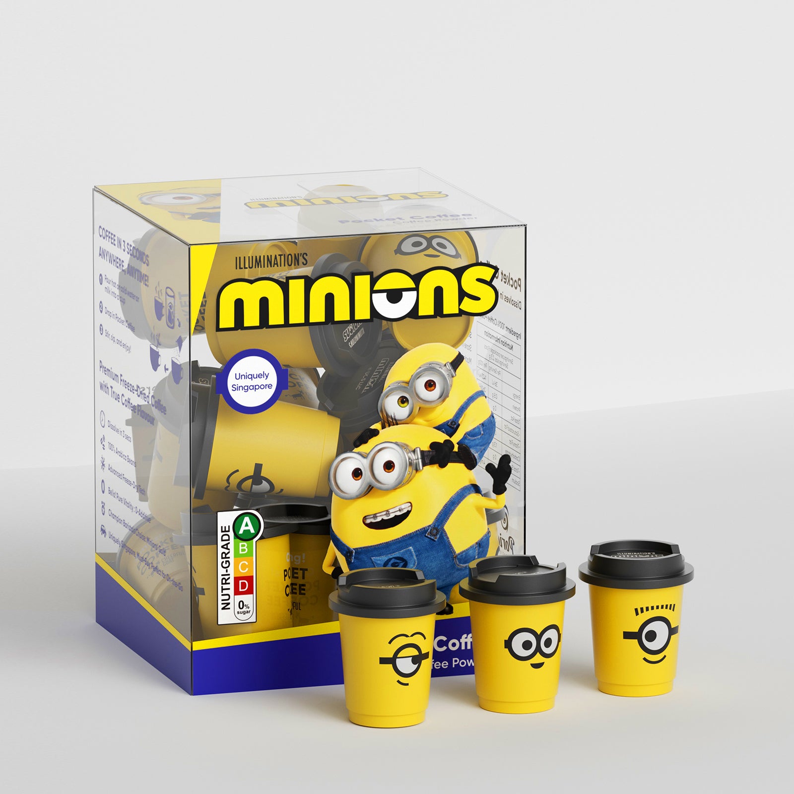Cheerful Goat × Minions Pocket Coffee