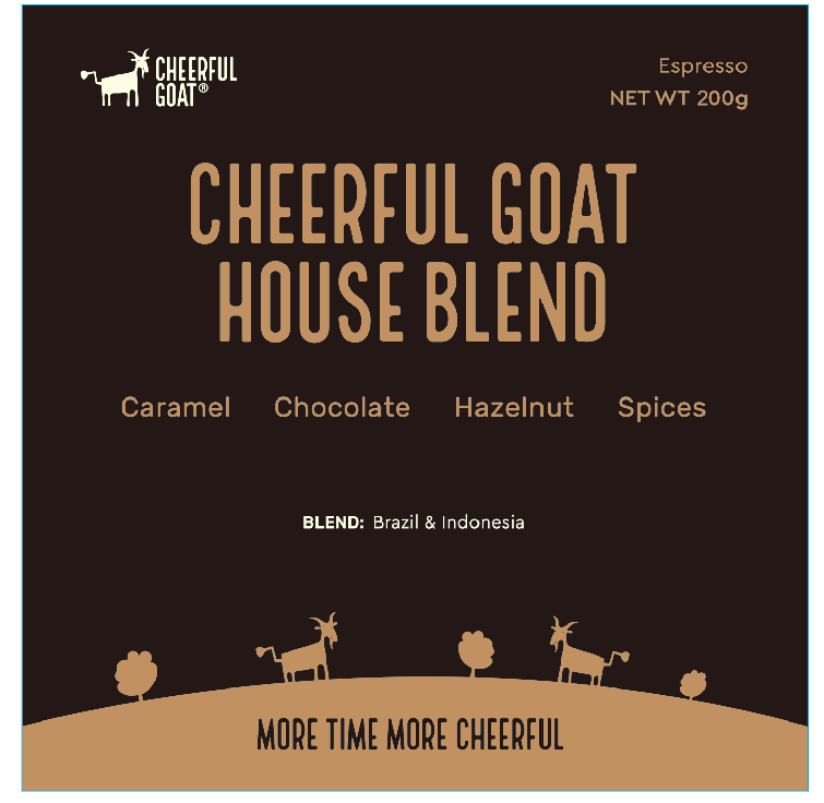 Cheerful Goat House Blend Coffee Bean