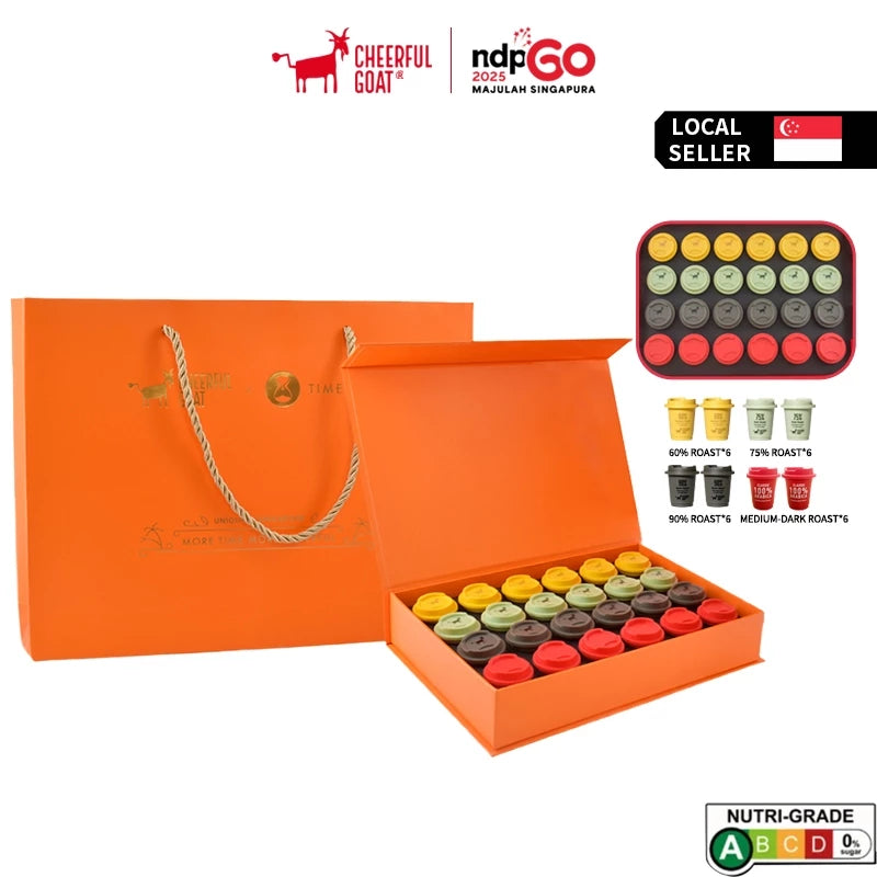 Cheerful Goat Pocket Coffee Gift Box